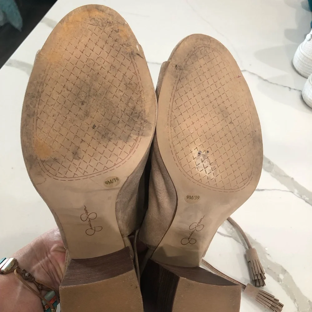 Jessica Simpson lace up heels - Picture 10 of 11